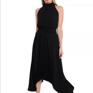 Do + Be High Neck Pleated Dress